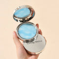 CandyBella Powderless Pressed Powder Gel Translucent Color Correcting Face Palette Moisturizing Shading Tint Velvet Finish Smoot