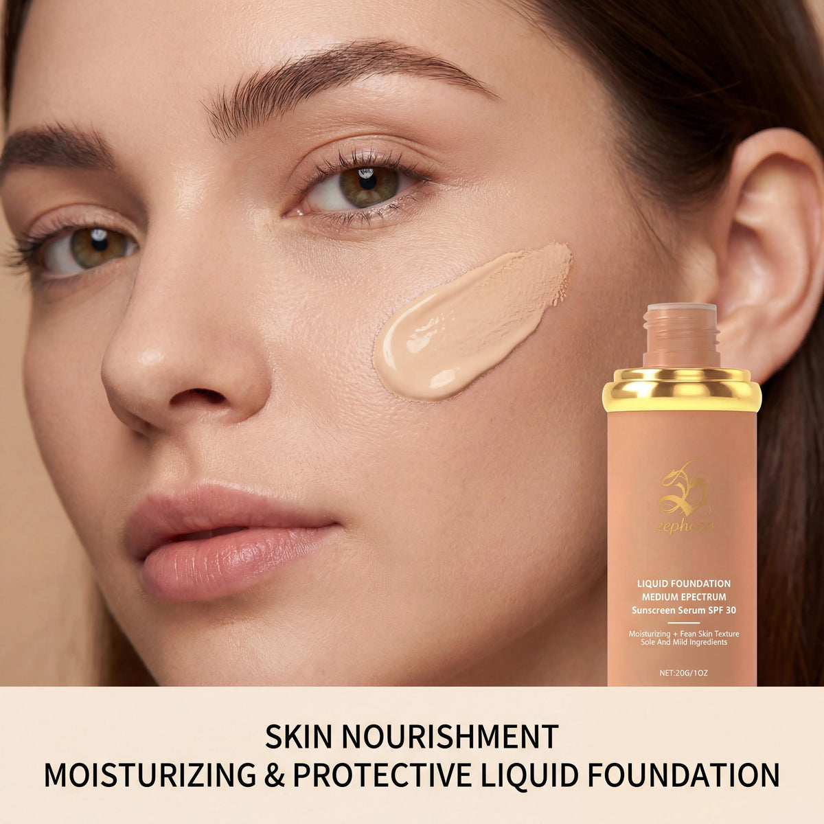 Zephoco Color Changing Liquid Foundation Waterproof Sweatproof SPF50+ High Coverage Flawless Complexion Concealer Long Lasting Base Makeup - AliExpress 66
