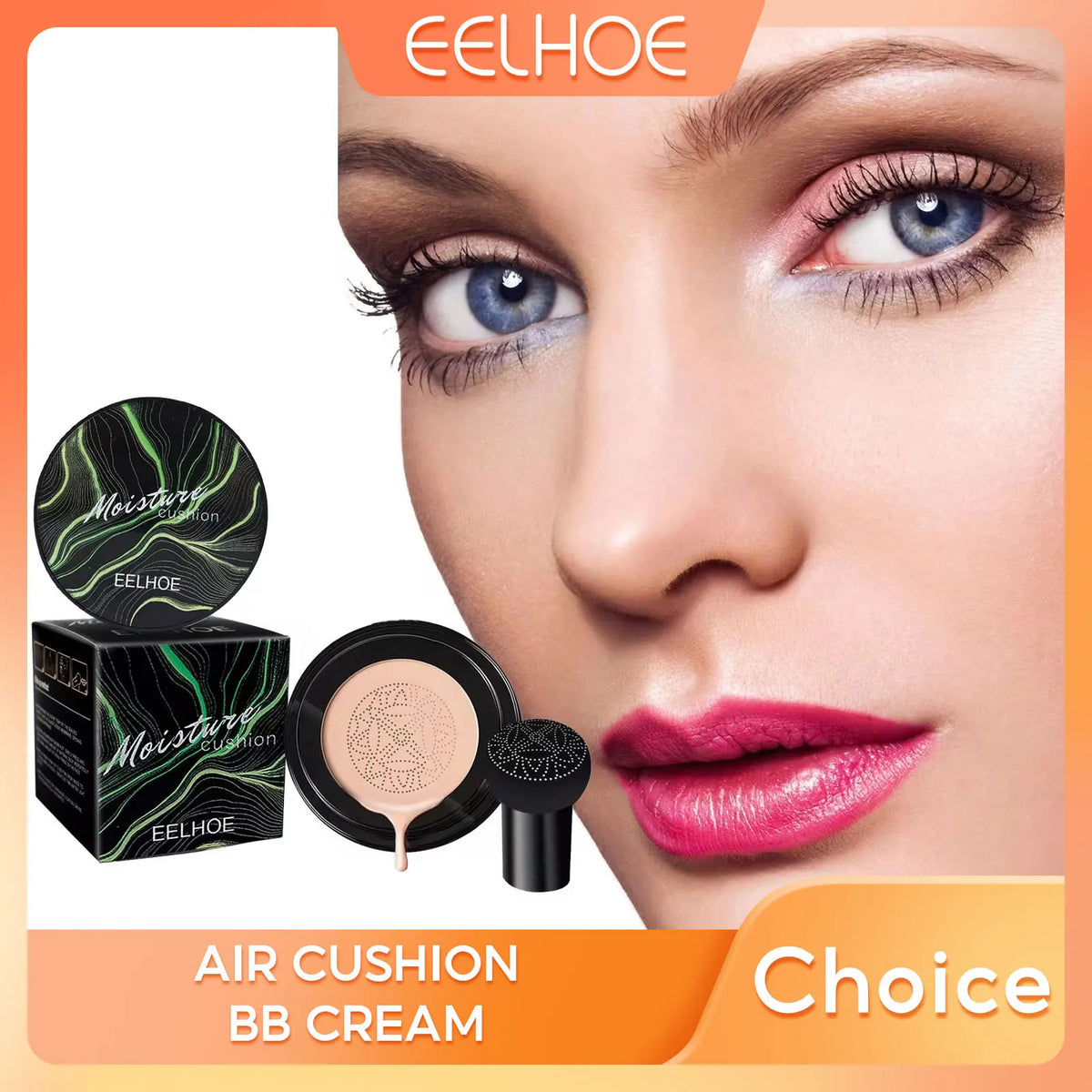EELHOE Mushroom Head BB Cream Face Base Makeup Natural Moisturizing Foundation Concealer Liqiud Foundation Air Cushion BB Cream - AliExpress 66