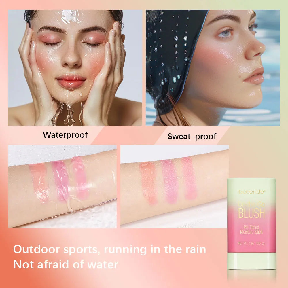 Temperature Change 3-in-1 Cheek Lip Tinted pixiBlush Stick Temperature Change Blush Makeup Products Cosmetic Palette Stick Face - AliExpress 66