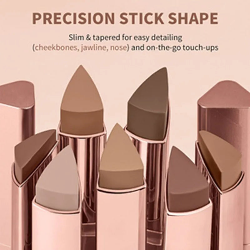 Three-in-One Foundation Stick, Concealer Stick and Blush Stick, Long-Lasting and Natural Easy and Convenient for Applying Makeup