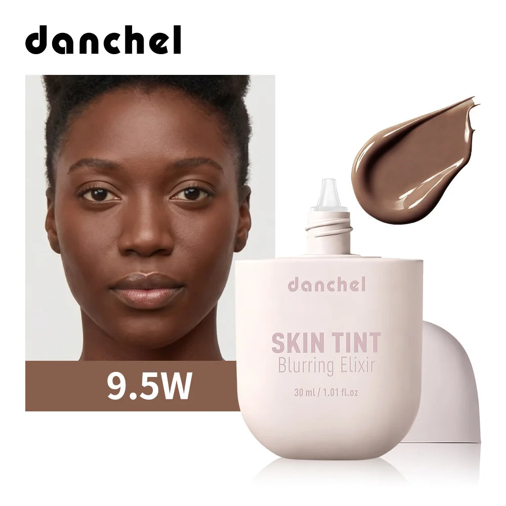 Skin Tint Blurring Elixir Even Skin Tone 12h Long-lasting Natural Finish Hide Pores Fine Lines Lightweight Breathable Skin Tint