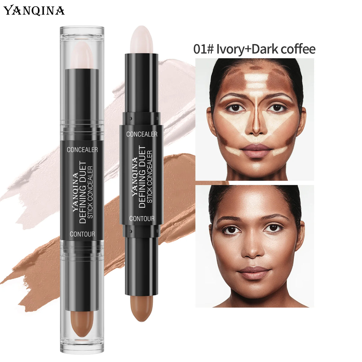 Long Lasting Face Foundation Concealer Pen Dark Circles Corrector Contour Stick Cosmetic Makeup Tool for Even Skin Tone - AliExpress 66