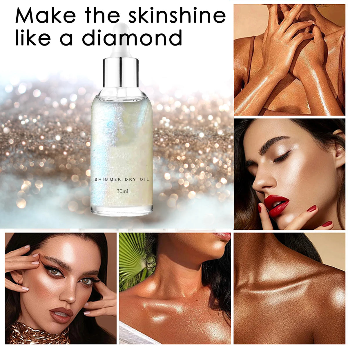 Liquid Highlighter Oil Makeup Cosmetic High Gloss Glitter Face Body Shimmer Highlighter Waterproof Long Lasting Women Beauty - AliExpress 66
