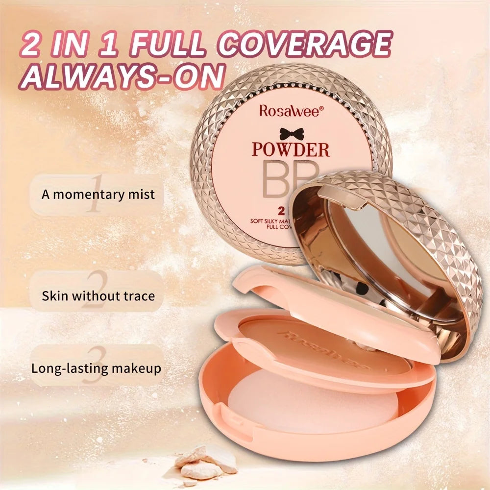 Full Coverage Face Powder, Long-Lasting, Breathable, Get Smooth Flawless Fine Lines and Lightweight Finishing Foundation, Face M - AliExpress 66