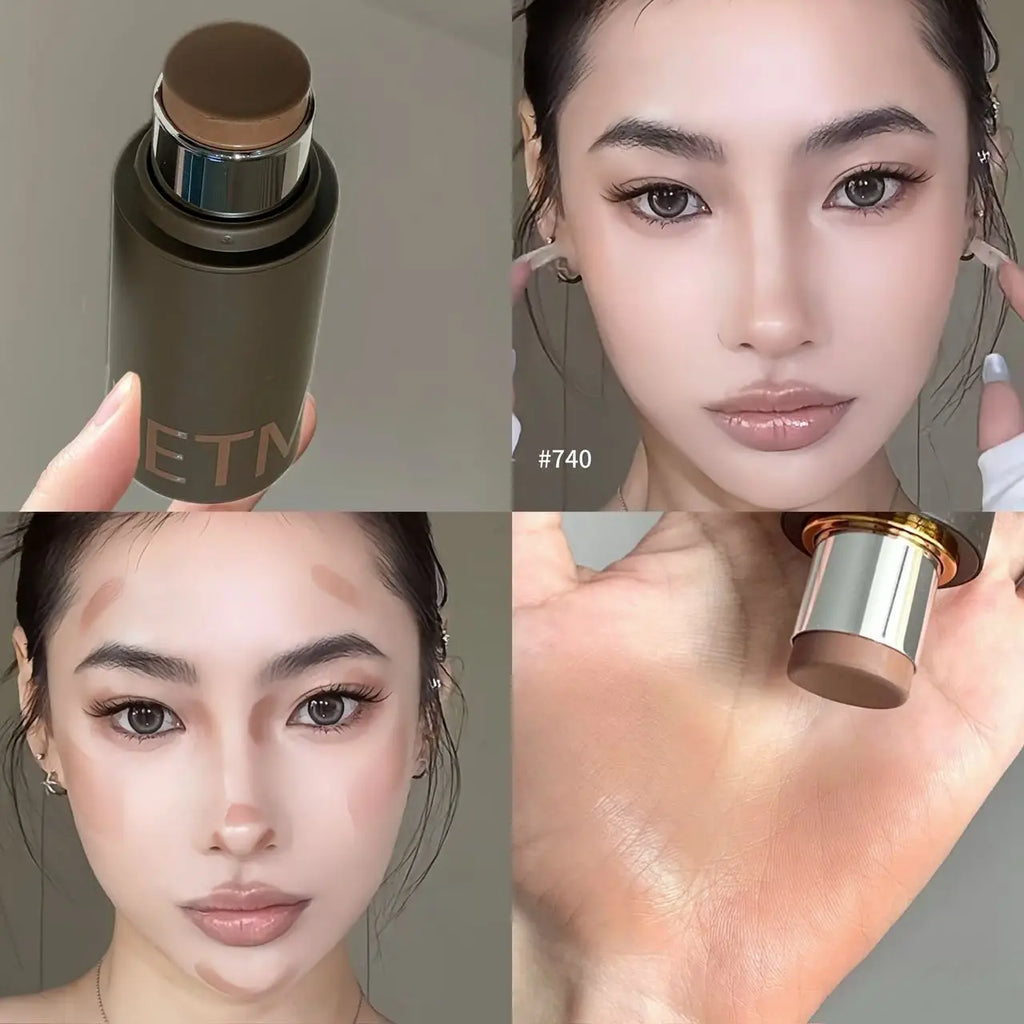 Sweetmint 3 in 1 Makeup Stick Blush Eyeshadow Lipstick Moisturizing Long Lasting Korean Style Student Daily Use Gift