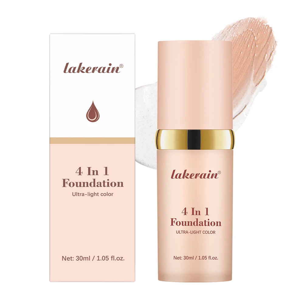 4 In 1 Color Changing Foundation Hydrating Moisturizing Long Lasting Waterproof Travel Full Coverage Makeup Base Smooth Natural Skin Tone Daily Facial Make Up Concealer Primer - AliExpress 66