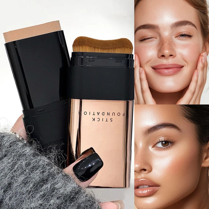 Eraser Foundation Rod Products, Velvet Moisturizing Light Concealer Liquid Foundation, Double Head Foundation Make-up With Brush - AliExpress 66