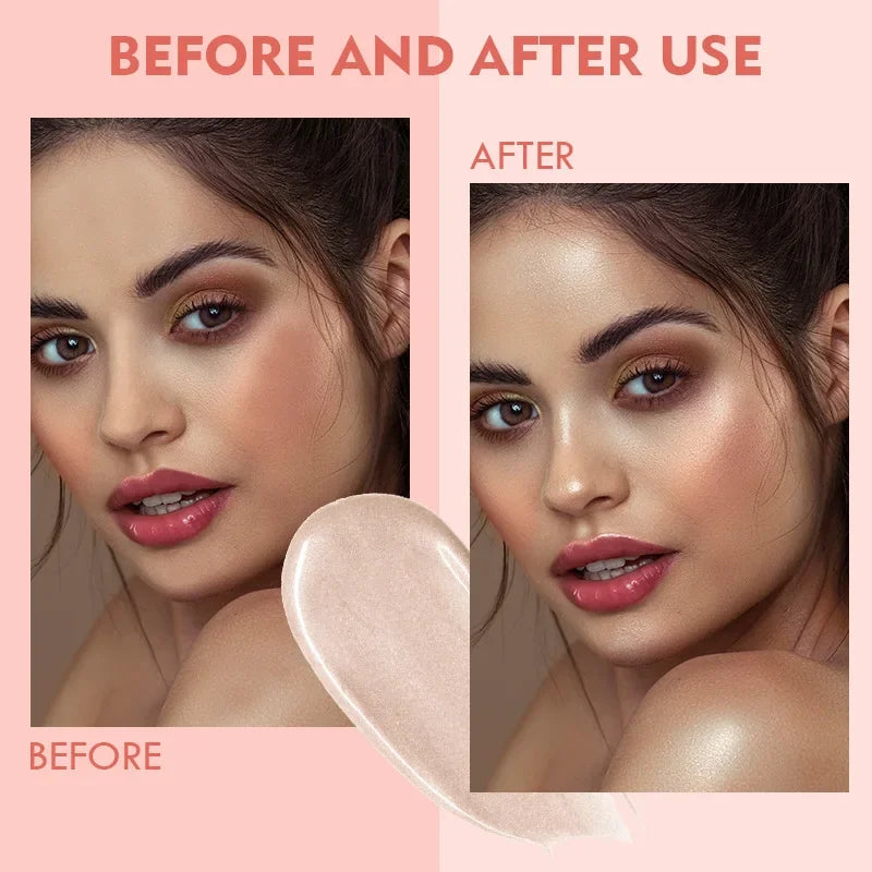 Sparking Skin Dazzling Shimmer Glitter Highlighter Eye Shadow Cream Makeup Gold Face Contour Bronzer Brighten Body High Light - AliExpress 66