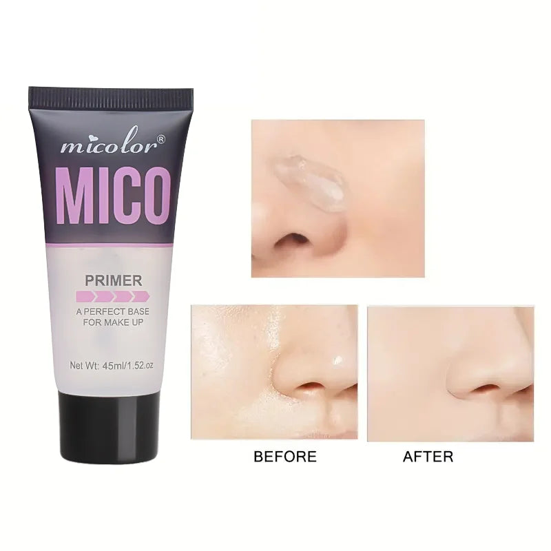 Micolor MICO Makeup Set,Face Primer Gel+Pro Setting Spray,Oil Control Pore Minimizing Long Lasting Matte Makeup Base Cosmetic