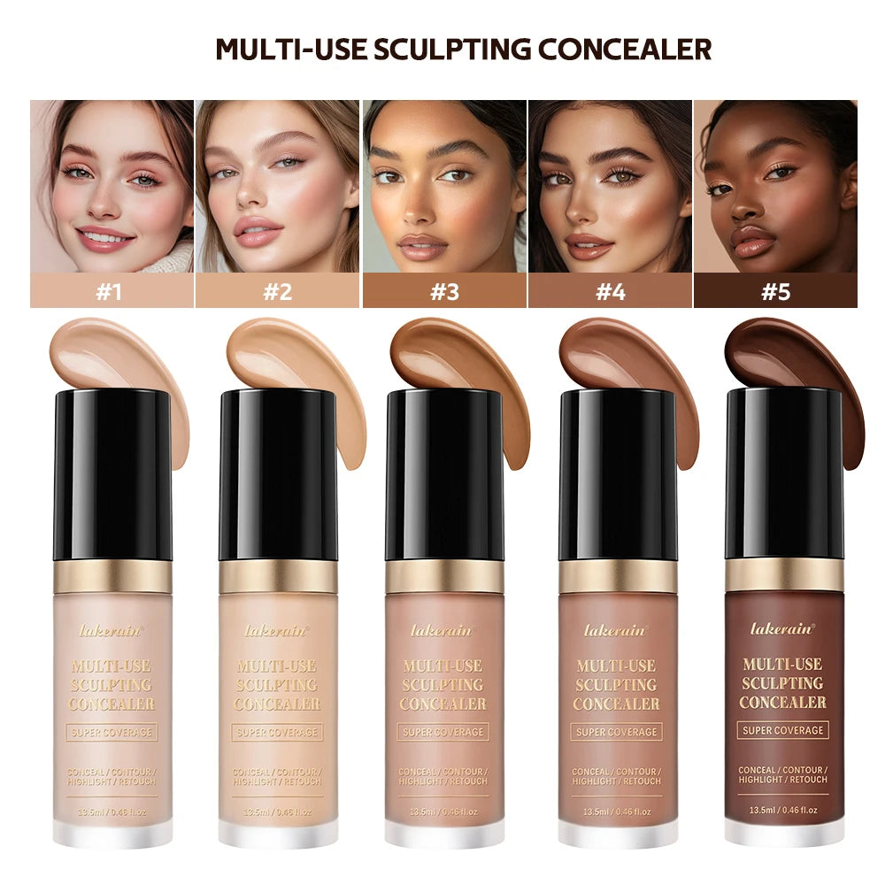Super Coverage Concealer Multi-Use Cream Oil Free Highlight Covers Dark Circles Long-lasting Natural Matte Finish Long Wear Make - AliExpress 66