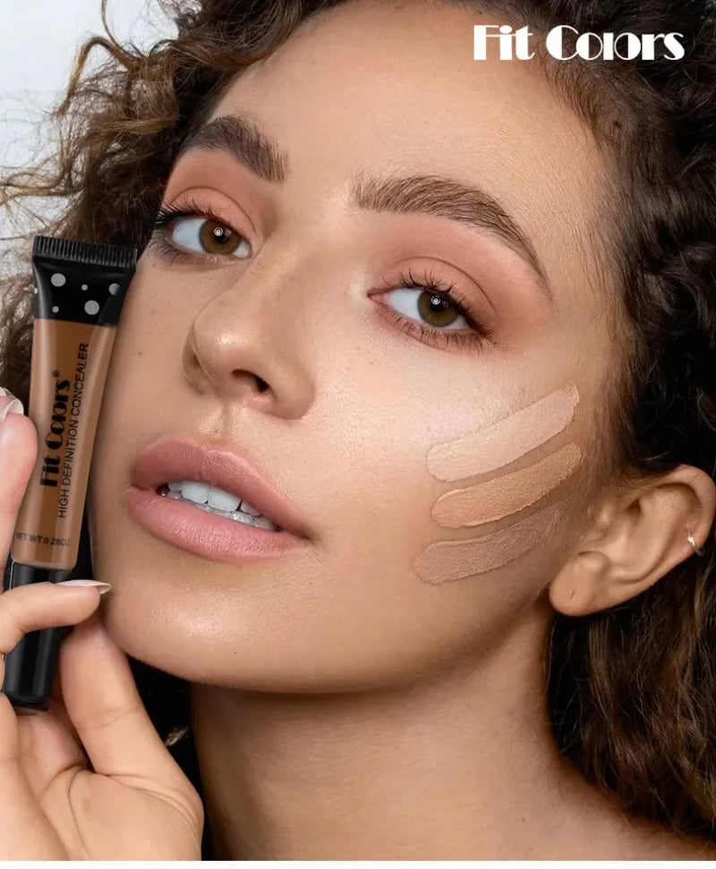 Fit Colors 8 Size Concealer With A Flexible Concealer Moisturizing Liquid Foundation To Cover Dark Circles And Acne Spots - AliExpress 66
