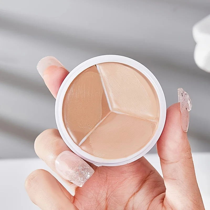 Three Color Concealer To Cover Spots Pimples Black Eye Circles Lacrimal Groove Repair Foundation Make Up And Makeup Makeup - AliExpress 66