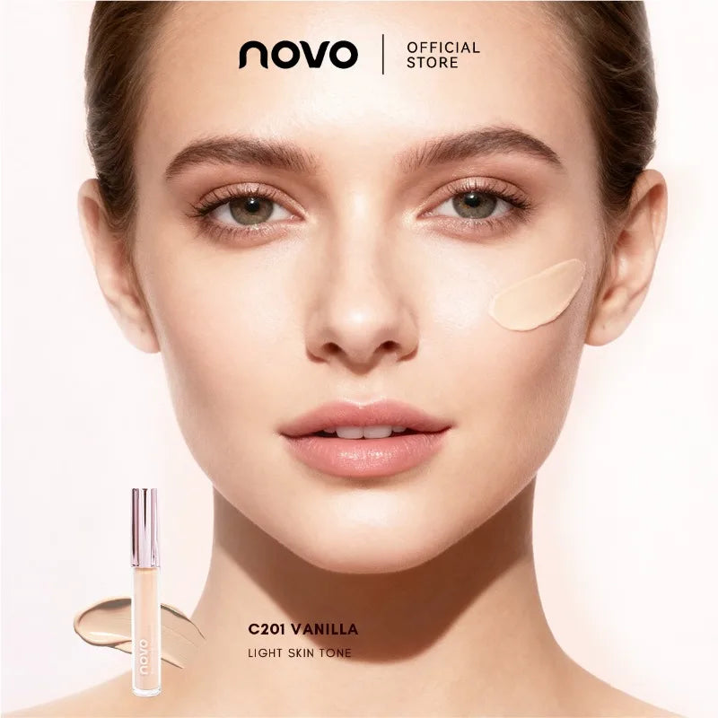 NOVO Refreshing&Nourishing Concealer Is Light and Thin in Texture, Which Partially Modifies Daily Facial Makeup