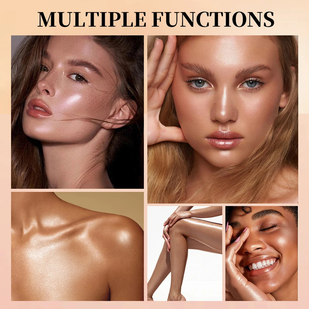 QIBEST 3D Face Brighten Highlighter Bar Makeup Face Contour Bronzer Shimmer Highlighter Stick Concealer Cream Makeup For Women - AliExpress 66