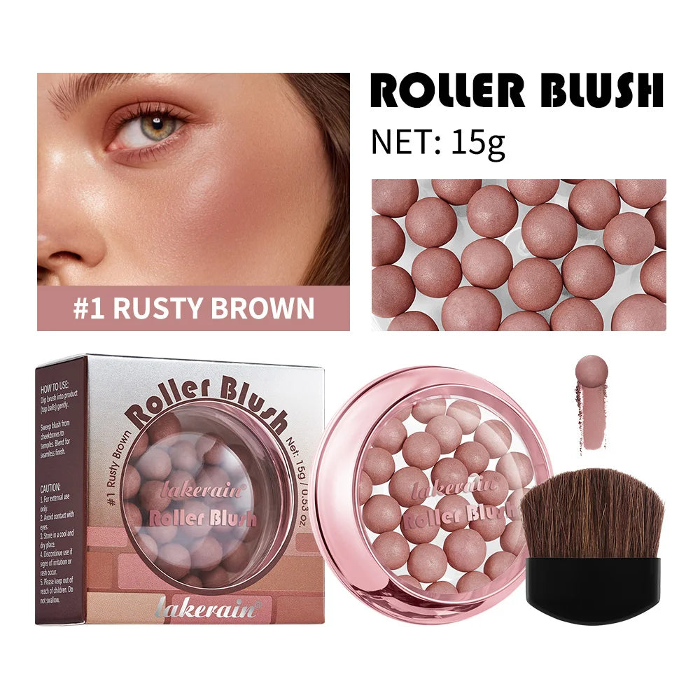 lakerain Spherical Blush Roll-on Natural Shimmer 6 Colors