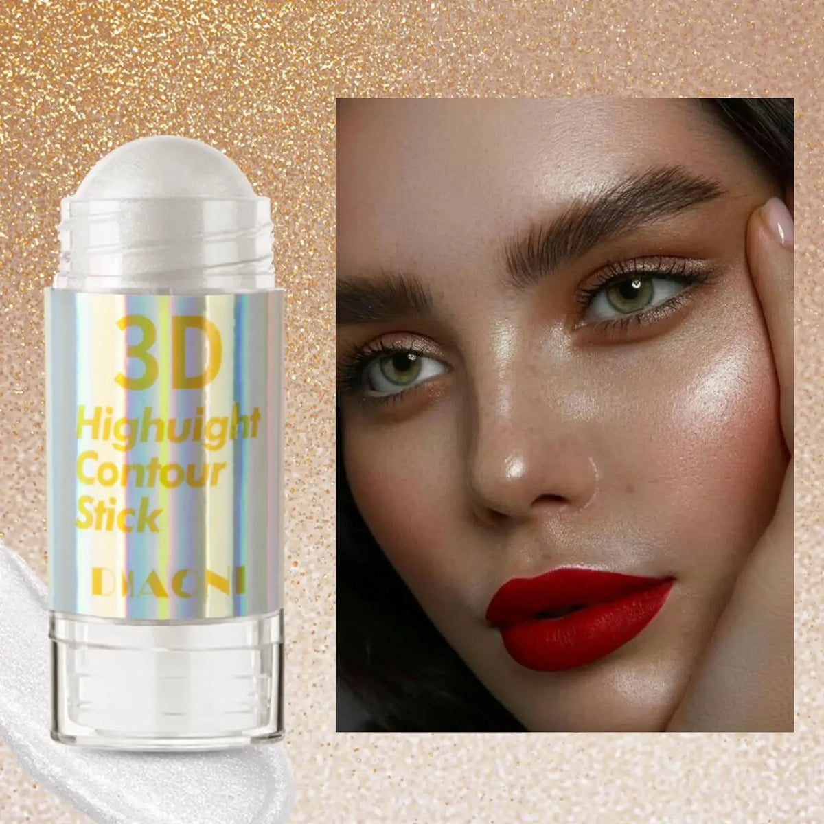 6 Colors 3D Face Brighten Highlighter Bar Cosmetic Face Contour Bronzer Shimmer Highlighter Stick Concealer Cream Makeup tool - AliExpress 66