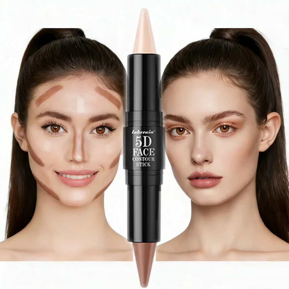 Dual Ended Contour Stick Foundation Concealer Long Lasting Dark Circle Correcting Contour Concealer Makeup Highlighter Cosmetics - AliExpress 66