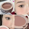 Single Color Blush Silky Texture High Color Rendering No Powder Feeling Low Saturation Long-lasting Natural Matte Blush Cream