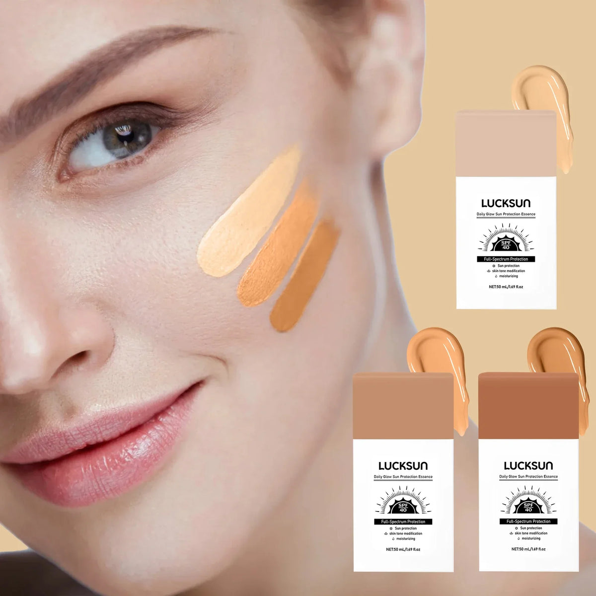 Liquid Foundation Cream Sunscreen High-coverage Moisturizing Oil-control Non-stick Sunscreen Waterproof Concealer Face Makeup - AliExpress 66