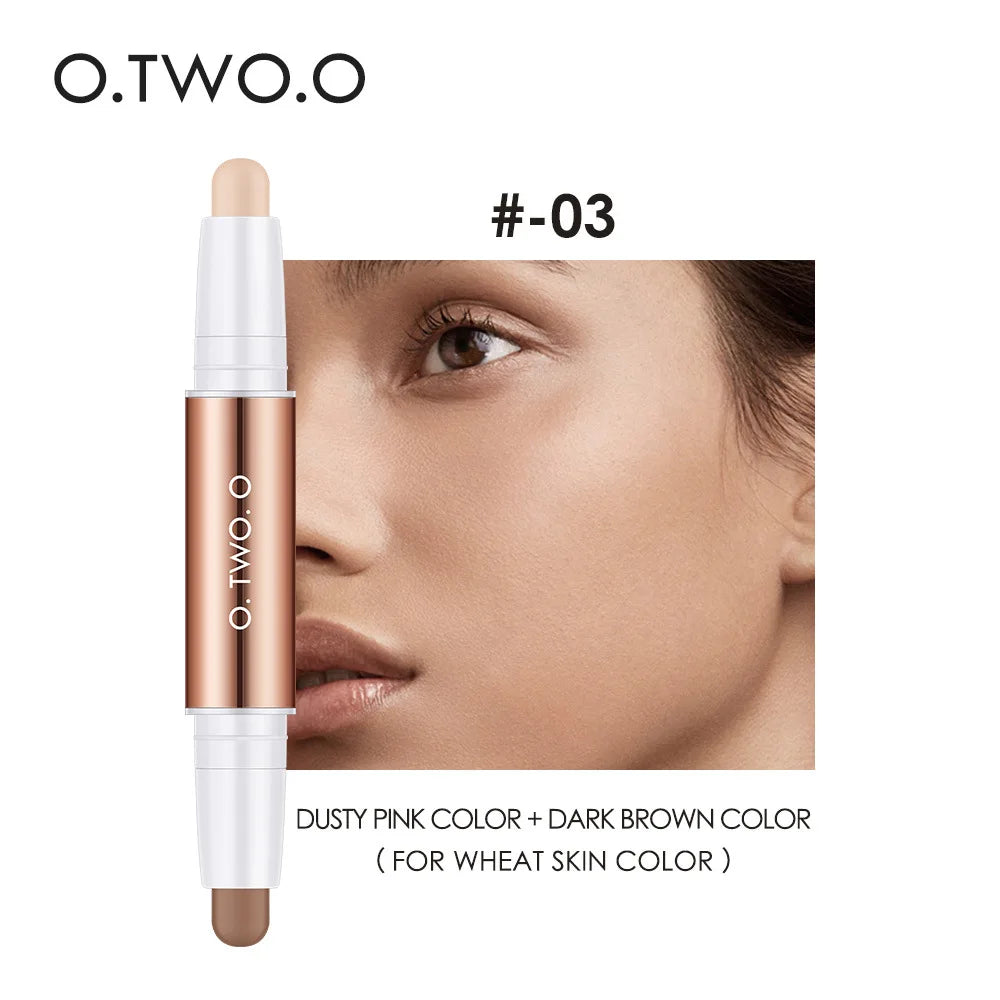 Wholesale O.TWO.O Contour Stick Double Head Contour Pen Waterproof Matte Finish Highlighters Shadow Contouring Pencil - AliExpress 66