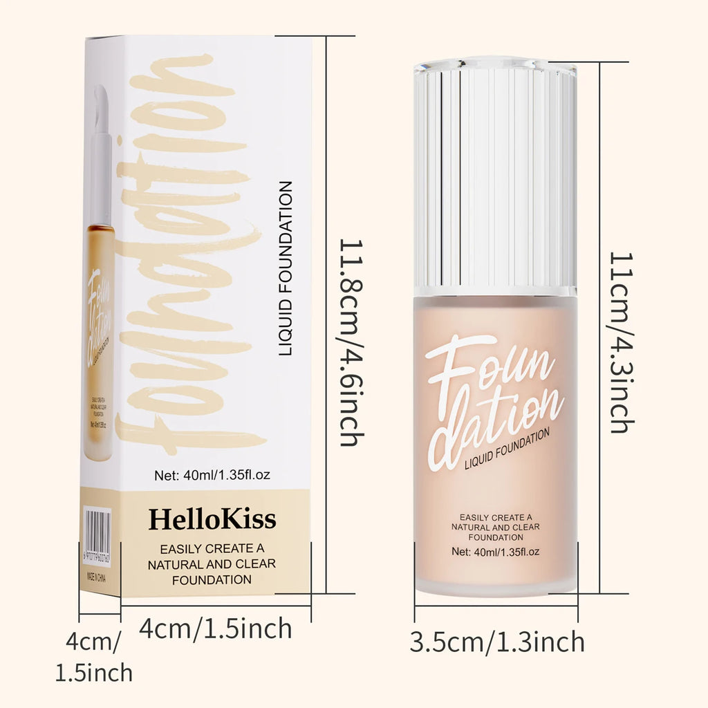 Waterproof Matte Liquid Foundation Provides Strong Coverage for Dark Circles Brightens and Evens Skin Tone and Doesn T Cake - AliExpress 66