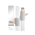 2 In 1 Color Changing Foundation Stick Matte Sheer Lightweight Cream Texture High Coverage Detachable Brush Natural Makeup Base