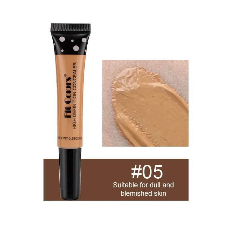 Fit Colors 8 Size Concealer With A Flexible Concealer Moisturizing Liquid Foundation To Cover Dark Circles And Acne Spots - AliExpress 66