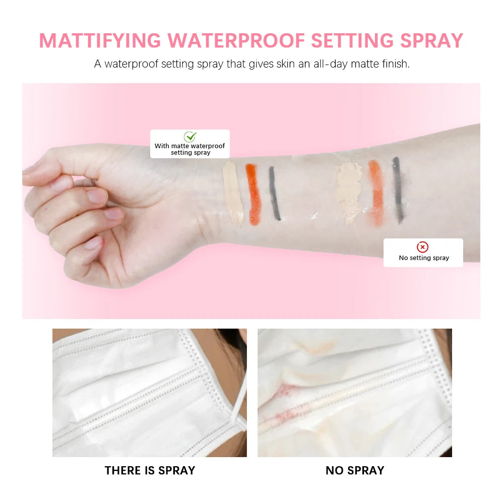 Oil Control Setting Powder Spray Set Matte Base Makeup Control Oil Waterproof Make-up Fixer Spray Hide Pores Setting Powder - AliExpress 66