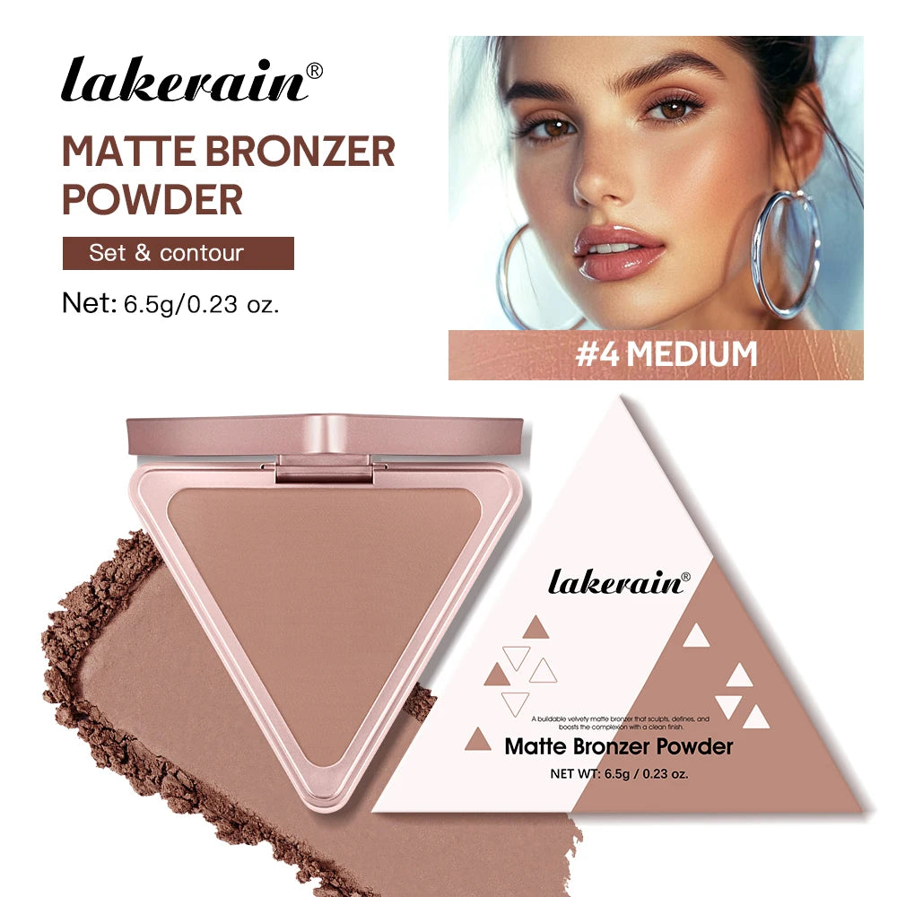 Matte Bronzer for Face Contour Long Wearing