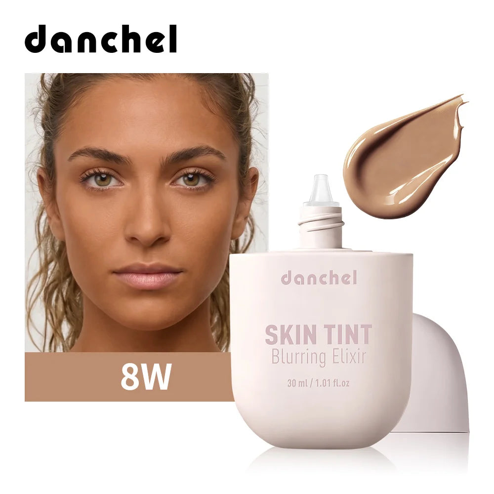 Skin Tint Blurring Elixir Even Skin Tone 12h Long-lasting Natural Finish Hide Pores Fine Lines Lightweight Breathable Skin Tint