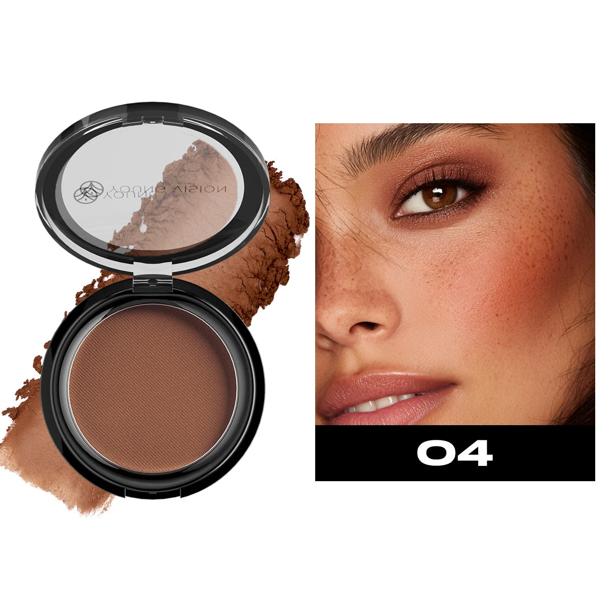 Woman makeup 6-Color Matte Bronze Powder Velvety Smooth Natural Setting Powder Makeup - AliExpress 66