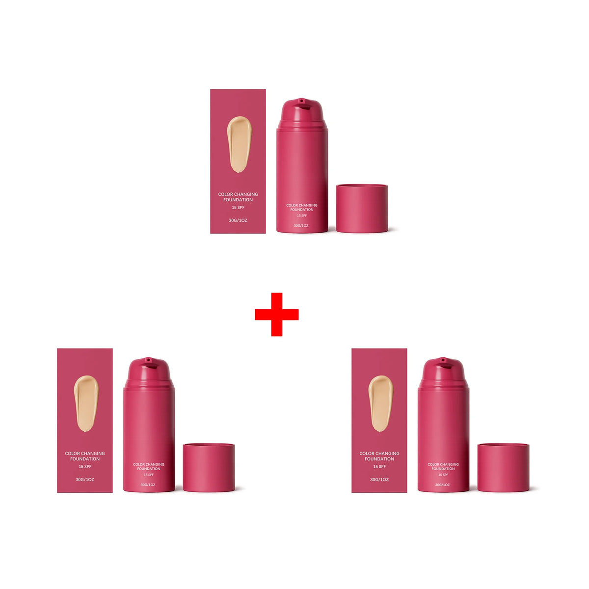 Color Changing Foundation Natural Color Spf15 Sun Protection Makeup Full Coverage Even Skin Tone Lightweight Moisturizing Makeup - AliExpress 66