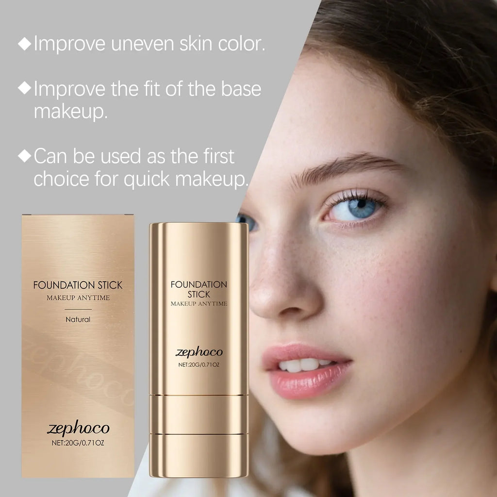 2-in-1 Foundation Stick Full Coverage Original Waterproof Cover Blemish Dark Circles Corrector Concealer Facial Makeup Cosmetics - AliExpress 66