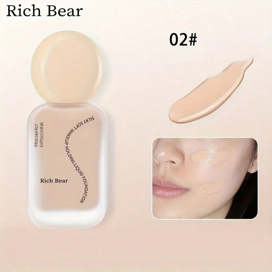 Rich Bear Long Lasting Foundation Hydrating Lightweight Waterproof Natural Coverage for Daily and Party Makeup - AliExpress 66