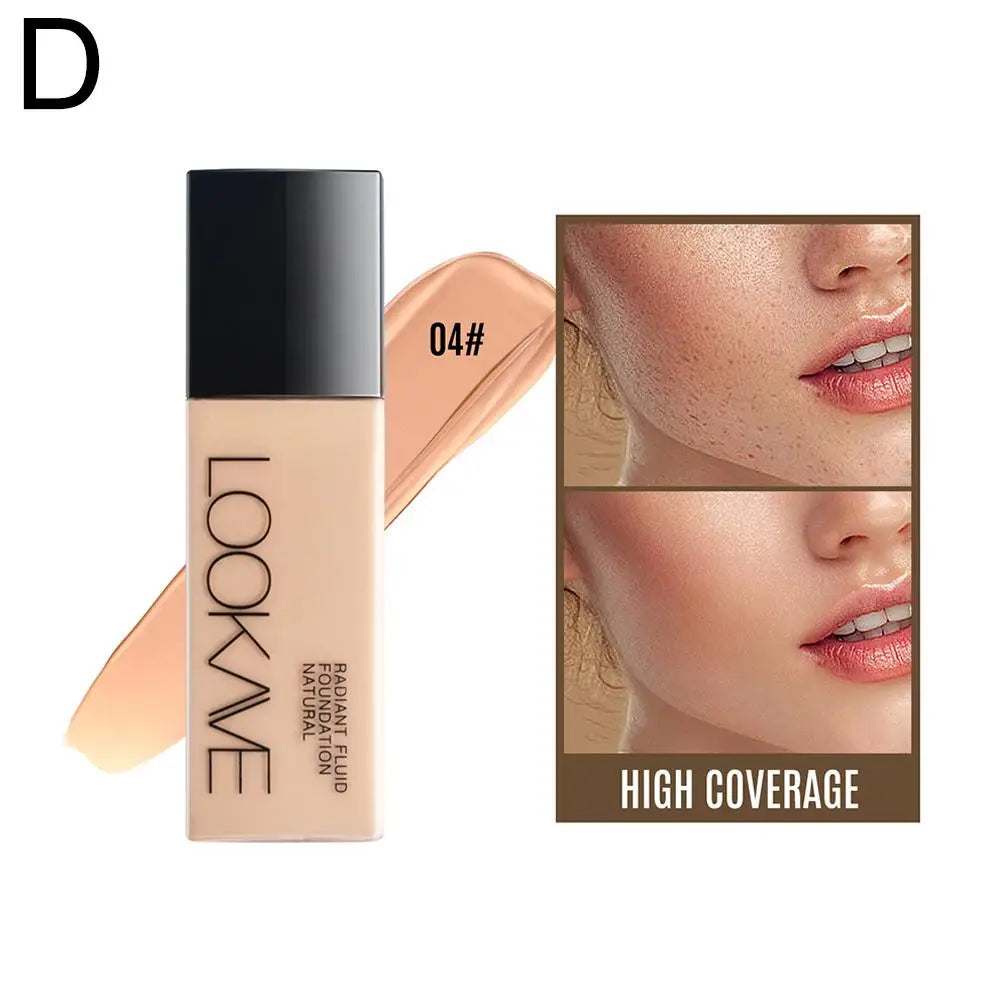 LOOKAVE Liquid Foundation Long Lasting Full Coverage Natural Matte Liquid Foundation Moisturizing Concealer CC Cream Base Makeup - AliExpress 66