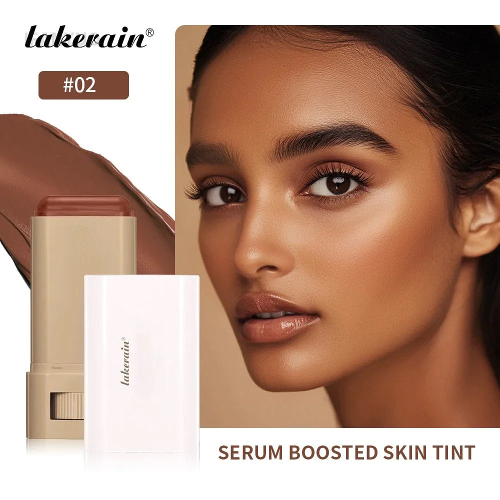 6 Colors Tinted Foundation Cream Stick, Waterproof Oil Control Concealer Foundation, Smooth Matte Full Coverage Makeup Stick