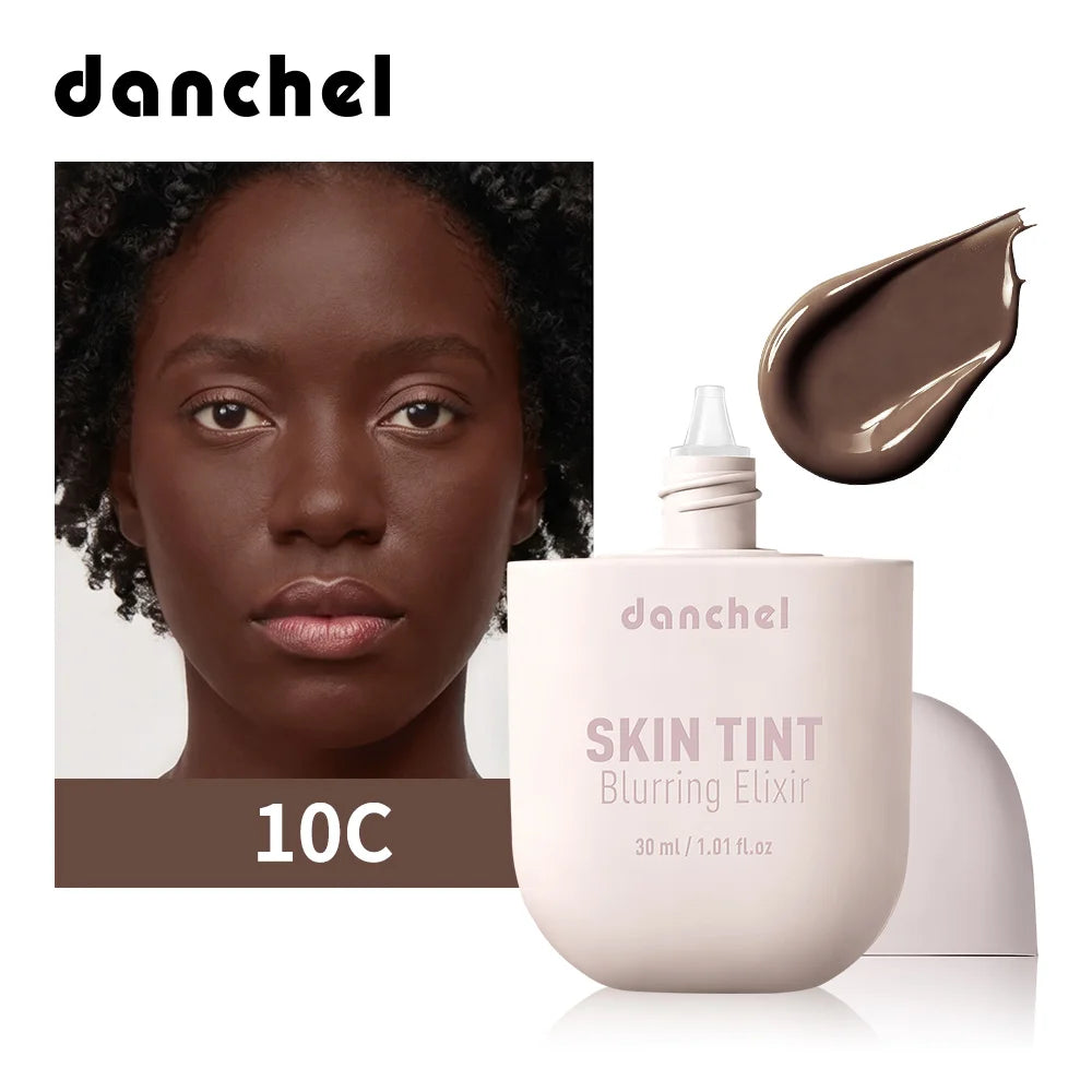 Skin Tint Blurring Elixir Even Skin Tone 12h Long-lasting Natural Finish Hide Pores Fine Lines Lightweight Breathable Skin Tint