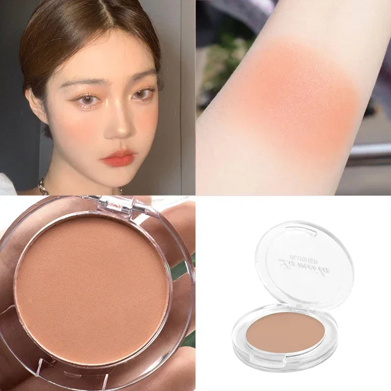 Blush Peach Palette 6 Colors Face Mineral Pigment Cheek Blusher Powder Makeup Professional Contour Shadow Pink Blusher Cosmetics - AliExpress 66