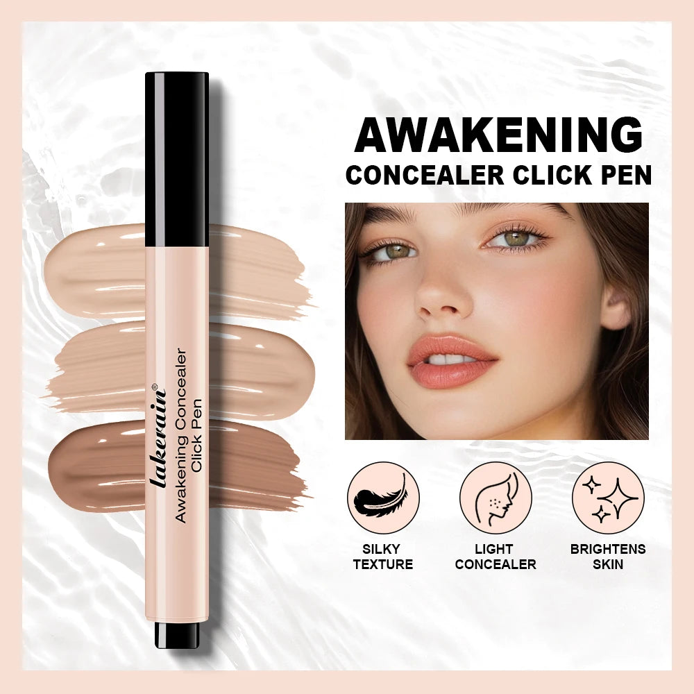 Waterproof Concealer Click Pen 3 Colors Natural Glowing Lightweight Full Coverage Sweat Proof Concealer Pencil Woman Makeup - AliExpress 66