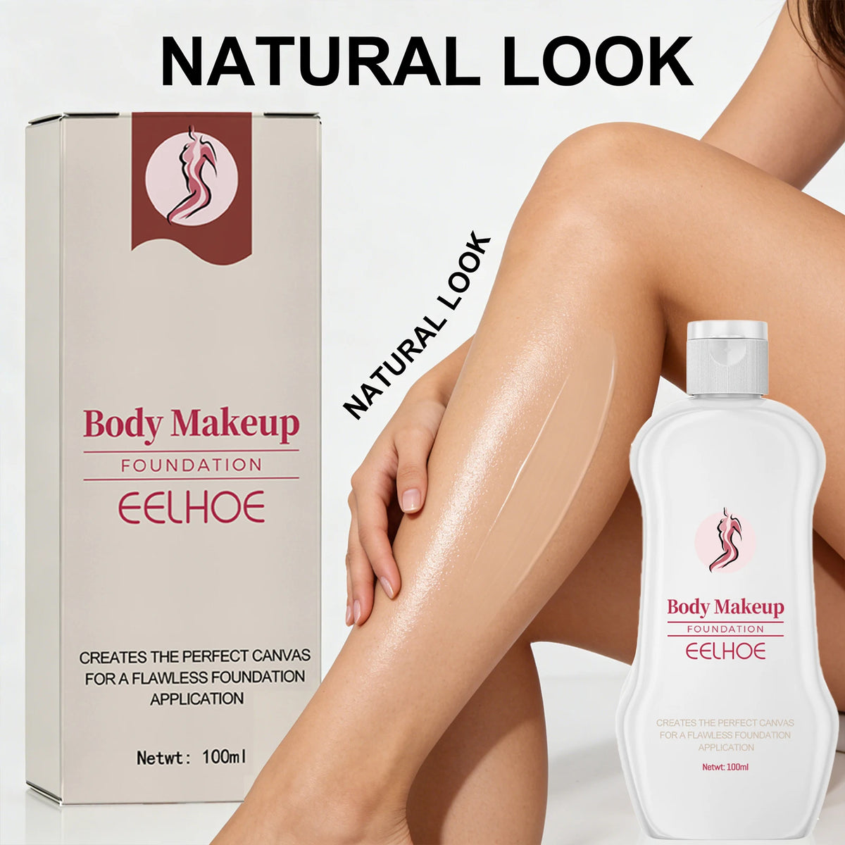 Eelhoe Body Makeup Foundation soothing Skin Covering Blemishe Refreshing Daily Makeup Liquid Foundation Moisturizing Concealer - AliExpress 66