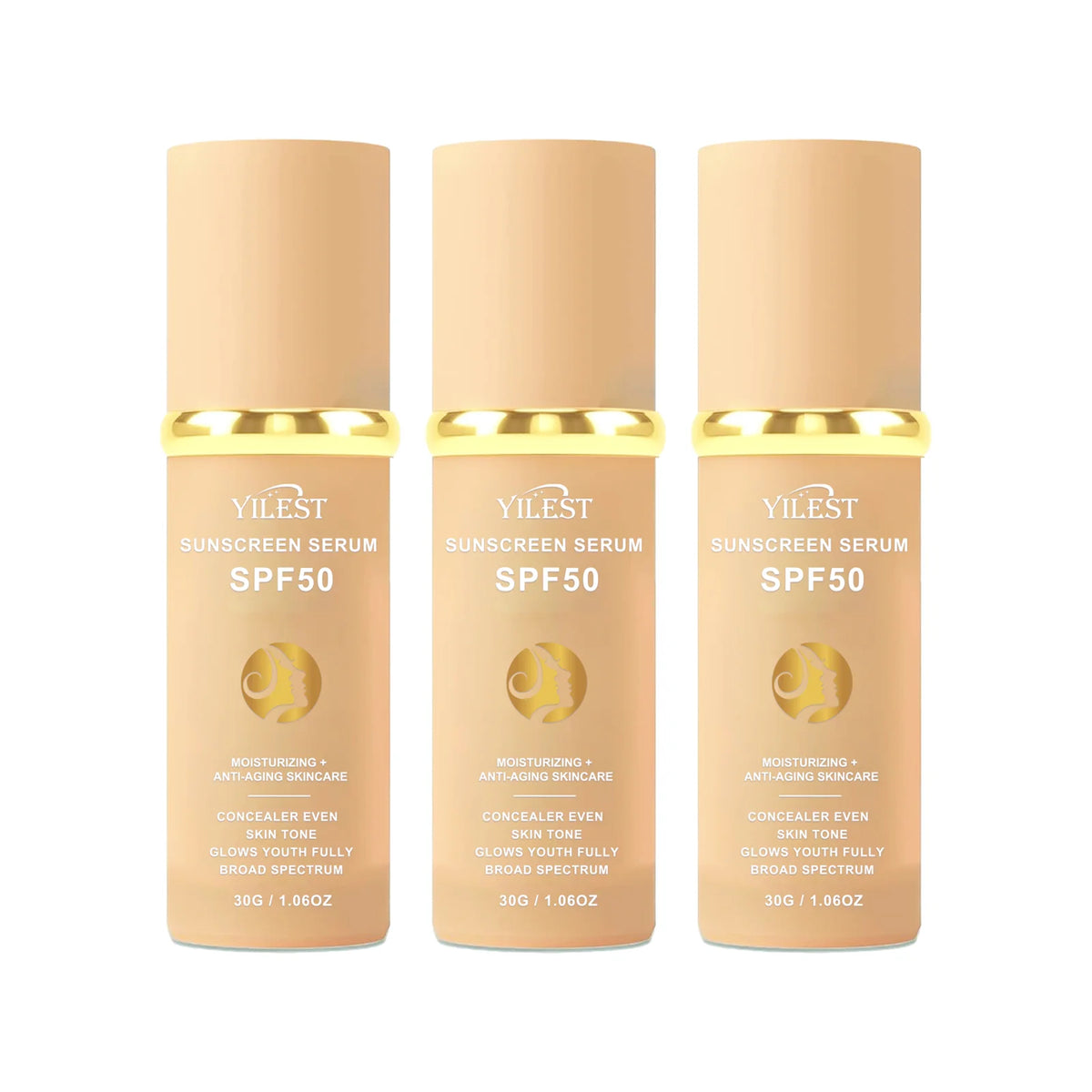 30g YILEST SPF50 Sunscreen Serum, 2?in?1 Makeup & Moisturizer, Light Tinted Foundation for Daily Outdoor Use - AliExpress 66