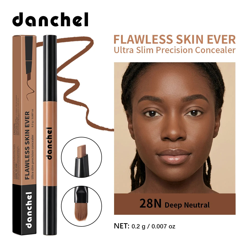 Flawless Skin Precision Concealer Dual-head Design Natural Skin Finish Precision Cover Redness,Spots,Dark Circles Concealer Pen - AliExpress 66