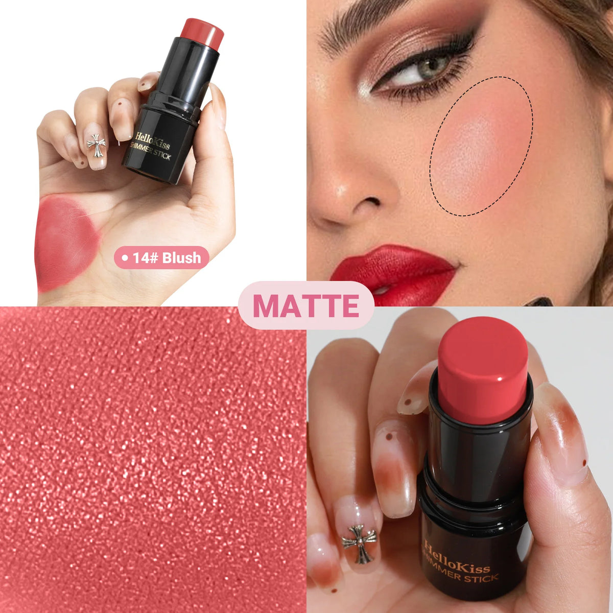 15 Color Waterproof Shimmer Face Bronzer Highlighters Glitter Corrector Contour Illuminator Stick Creamy Blush Makeup Cosmetics - AliExpress 66