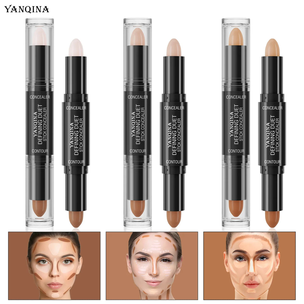 Long Lasting Face Foundation Concealer Pen Dark Circles Corrector Contour Stick Cosmetic Makeup Tool for Even Skin Tone - AliExpress 66