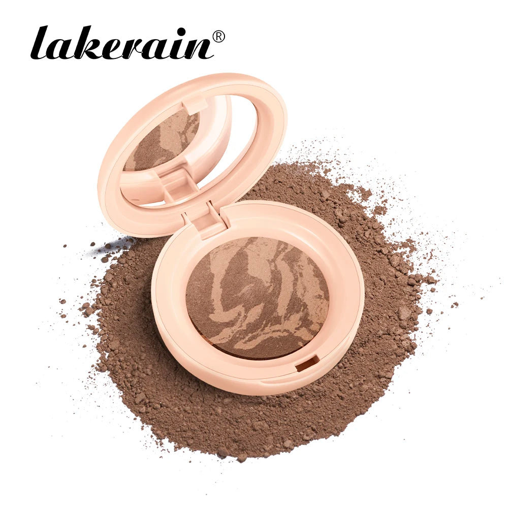 Matte Baked Color Correcting Foundation Bronzer Pressed Powder Compact Long Lasting Oil Control Loose Setting Powder Foundation - AliExpress 66
