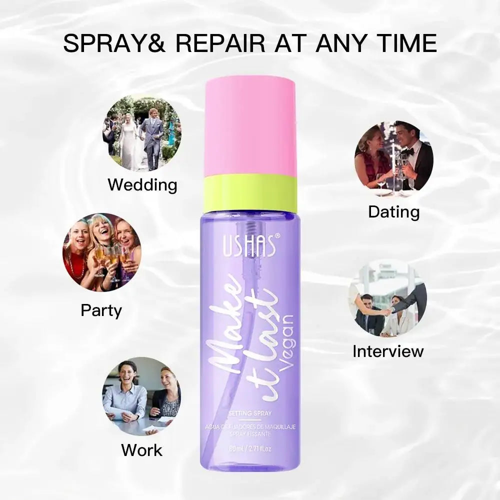 80ml Oil Control Setting Spray Waterproof Makeup Fixer Hydrating Face Mist Long Wear No Smudge - AliExpress 66