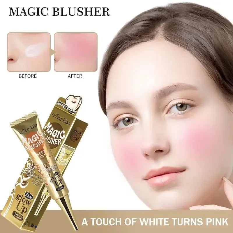 Gradient Color Changing Blush Cream Waterproof Liquid Blusher Smooth Contour Face Makeup Long Lasting Cosmetics - AliExpress 66