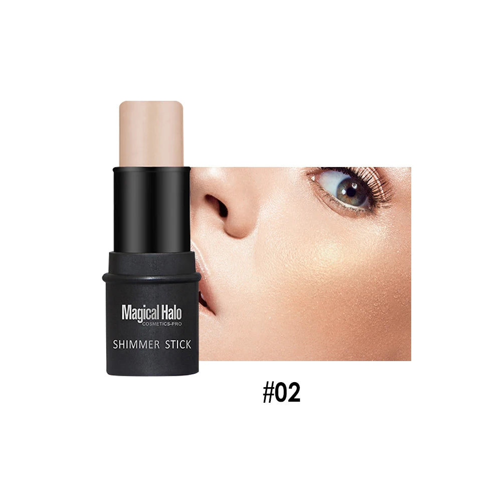 Magical Halo Highlighter Stick for Face Glitter