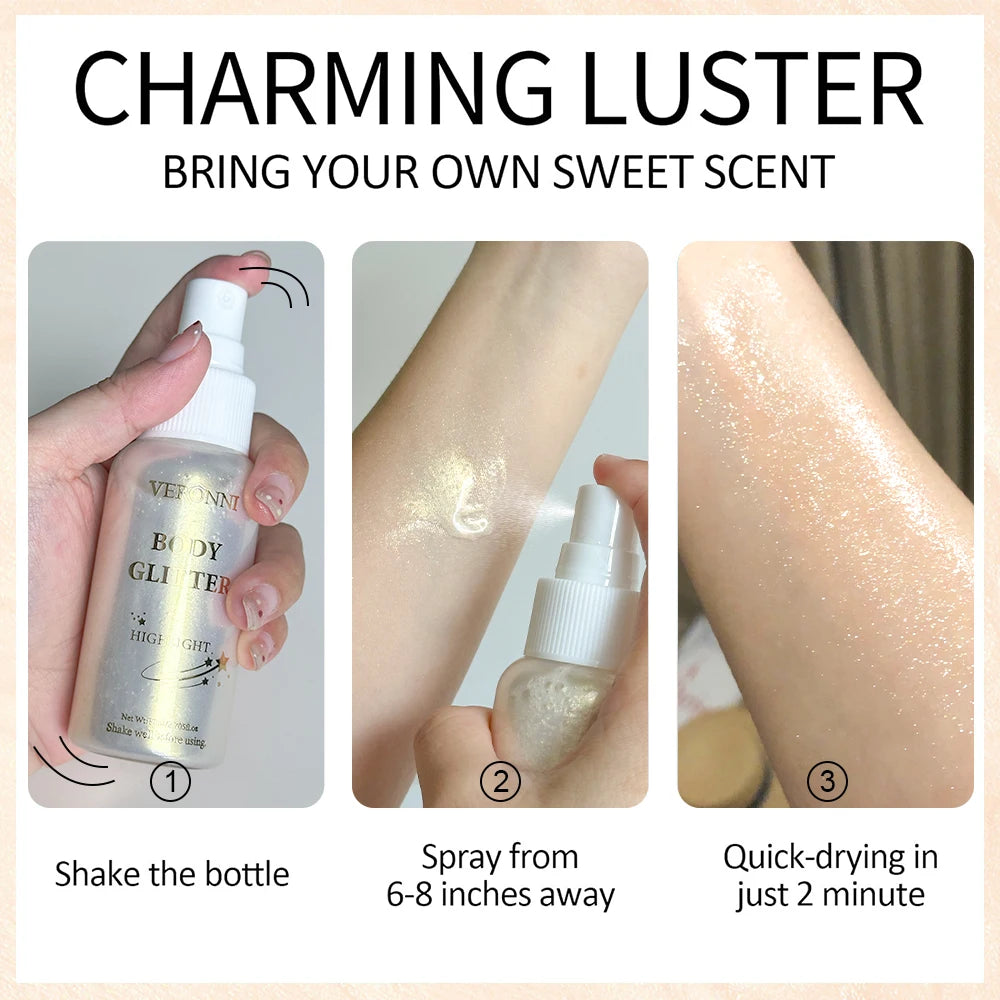 Liquid Highlighter Makeup Smooth Shine Shimmer Glitter Body Highlighter Liquid Cream Foundation Long Lasting Body Cosmetics - AliExpress 66